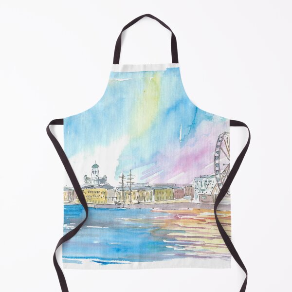 Item preview, Helsinki Finland Waterfront with Cathedral and Harbour designed and sold by artshop77.