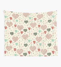 Romantic hearts Wall Tapestry