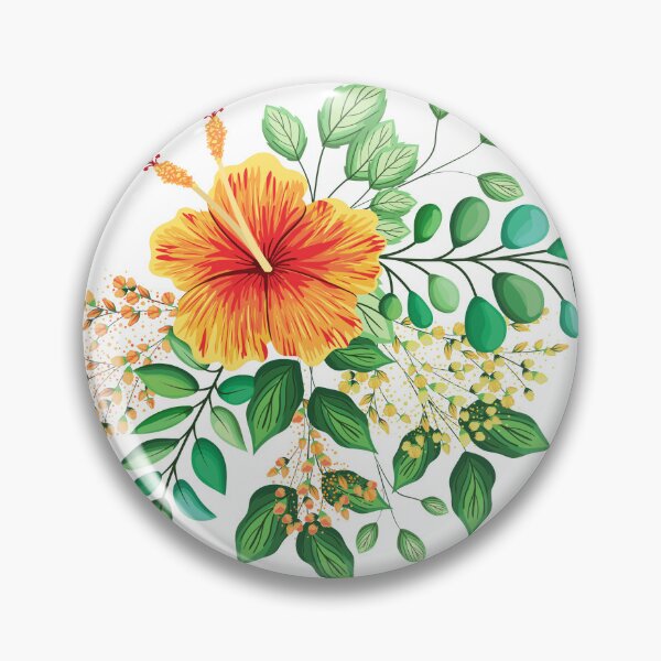 Item preview, Beige Black And Orange Abstract Flower Art designed and sold by CAT-LUVERS.