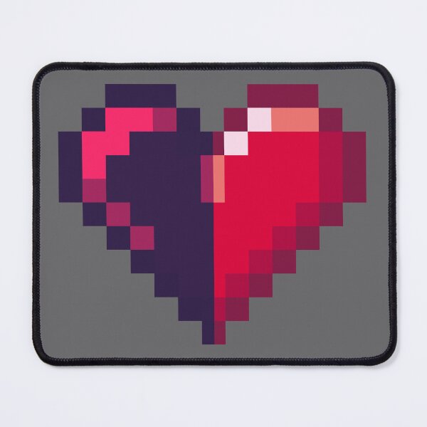 Item preview, Half a Heart 8-Bit Heart designed and sold by BronikowskiART.
