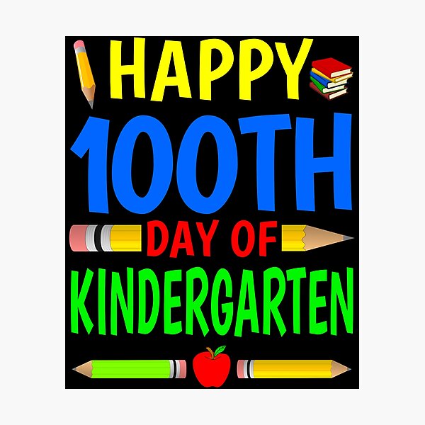 Item preview, Happy 100th Day Of Kindergarten 2022 designed and sold by naworas.