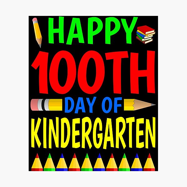 Item preview, Happy 100th Day Of Kindergarten 2022 designed and sold by naworas.