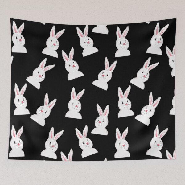 Item preview, Easter Bunny Pattern- Black designed and sold by Designs By YL.
