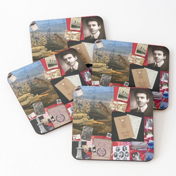 Item preview, Wallace Hartley, bandleader of TITANIC Collage designed and sold by MTD-Archives.