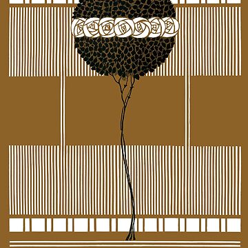 Artwork thumbnail, Art Nouveau Tree by mamiespaw