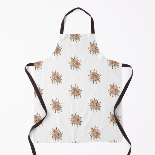Item preview, Beige Black And Orange Abstract Flower Art designed and sold by CAT-LUVERS.