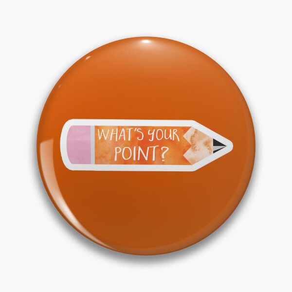 Item preview, What's your point? School pencil pun designed and sold by hitechmom.