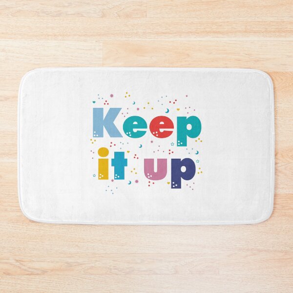 Item preview, Colorful letters "Keep it up" designed and sold by magenta-dream.