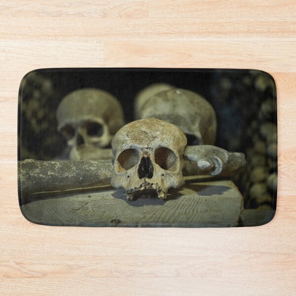 Item preview, Sedlec Ossuary Skulls Photo Art, Human Bone Church Mystery Skulls Art, Halloween Skull designed and sold by Sedlec Ossuary Project.