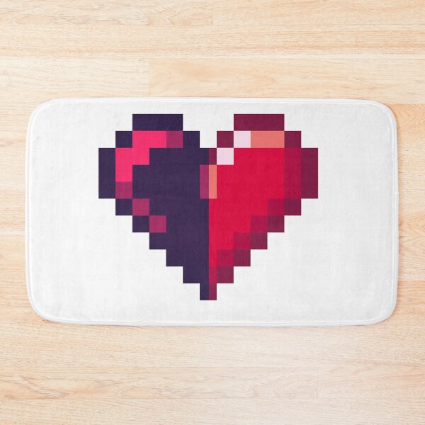 Item preview, Half a Heart 8-Bit Heart designed and sold by BronikowskiART.