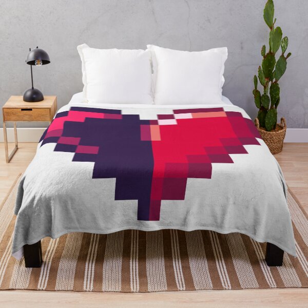 Item preview, Half a Heart 8-Bit Heart designed and sold by BronikowskiART.