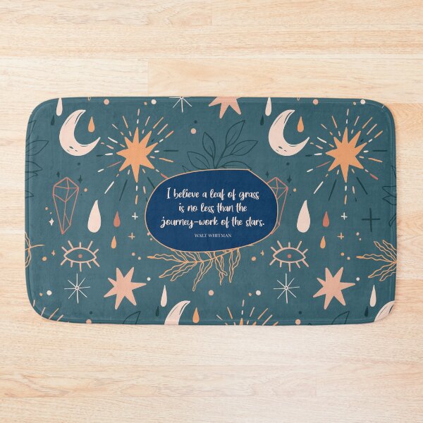 Item preview, I believe a leaf of grass is no less than the journey-work of the stars. ― Walt Whitman designed and sold by StudioCitrine.