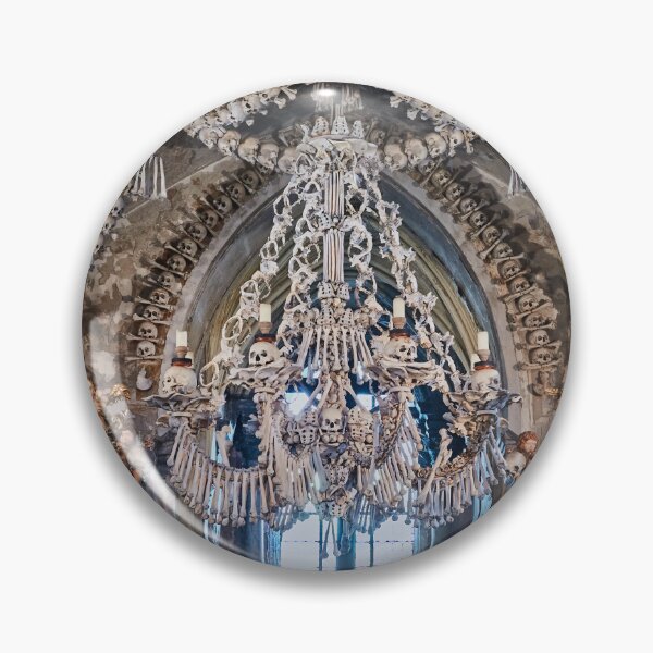 Item preview, Sedlec Ossuary Interior Photo Art, Skull Bone Church designed and sold by Sedlec Ossuary Project.