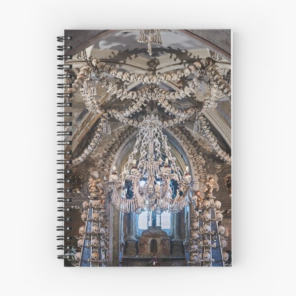 Item preview, Sedlec Ossuary Interior Photo Art, Skull Bone Church designed and sold by Sedlec Ossuary Project.
