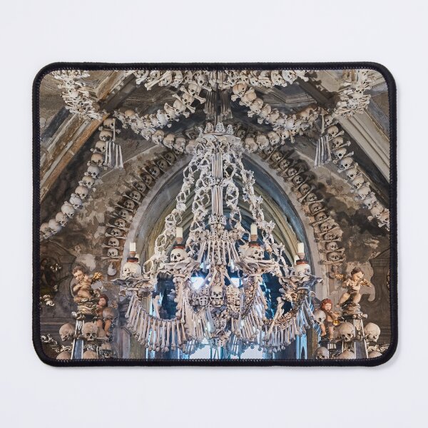 Item preview, Sedlec Ossuary Interior Photo Art, Skull Bone Church designed and sold by Sedlec Ossuary Project.