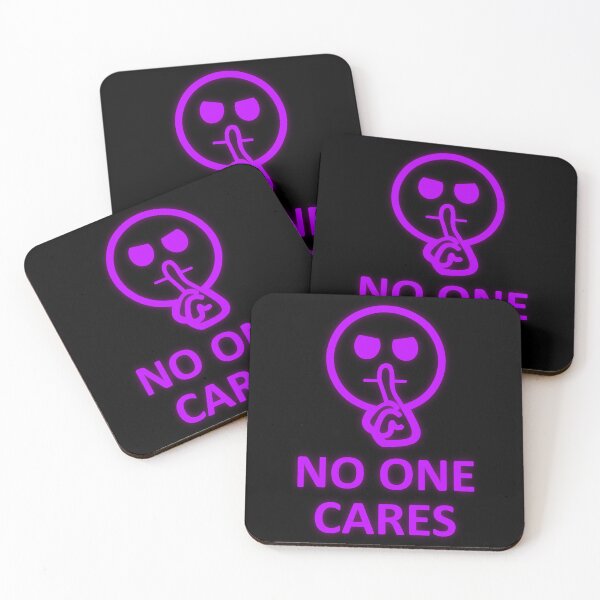 Item preview, No One Cares Purple designed and sold by GuwdTCo.
