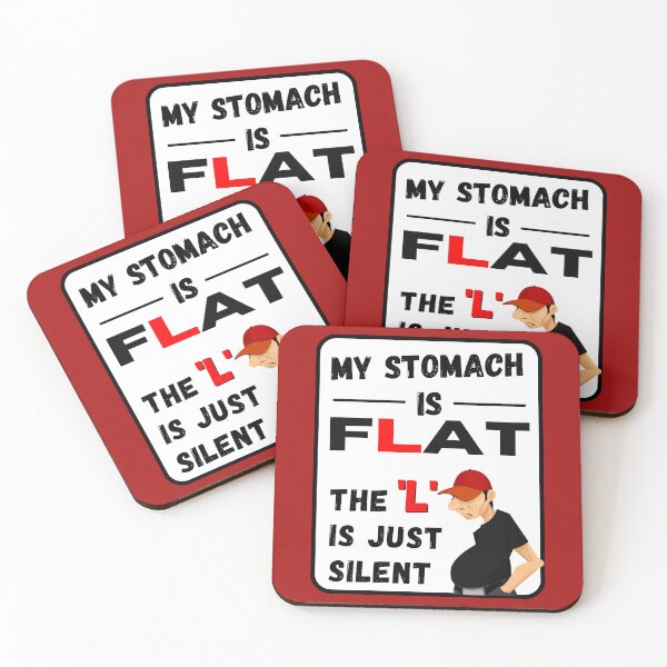 Item preview, I am not fat my belly is flat funny design weight related  designed and sold by MAD-STREETWEAR.