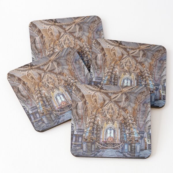 Item preview, Sedlec Ossuary Interior Panorama Photo Art, Skull Bone Church designed and sold by Sedlec Ossuary Project.