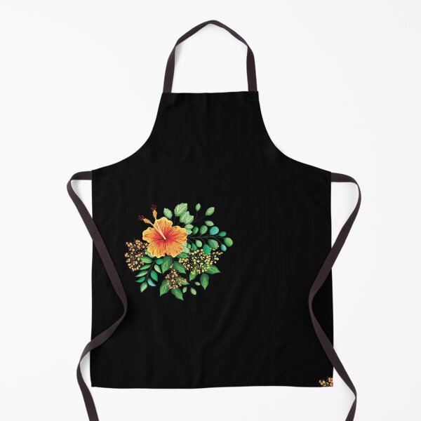 Item preview, Beige Black And Orange Abstract Flower Art designed and sold by CAT-LUVERS.