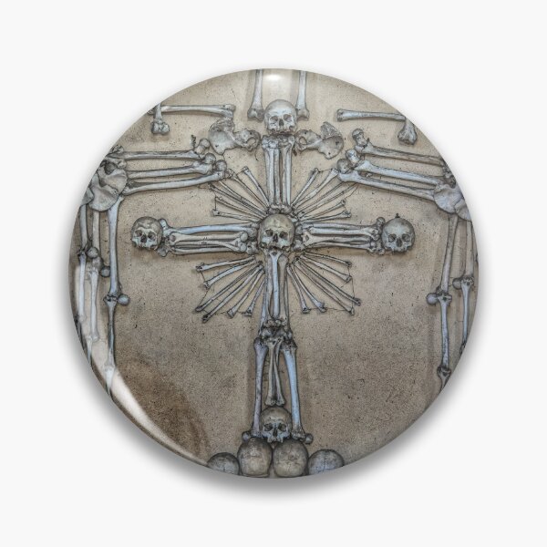 Item preview, Sedlec Ossuary Entrance Photo Art, Skull Bone Church designed and sold by Sedlec Ossuary Project.