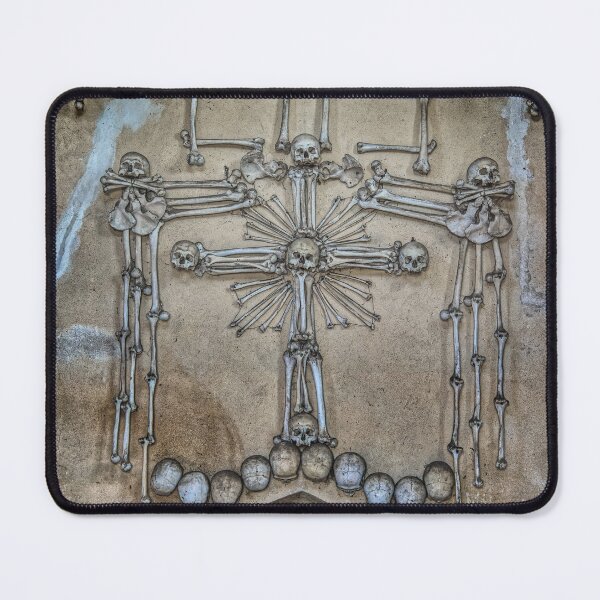 Item preview, Sedlec Ossuary Entrance Photo Art, Skull Bone Church designed and sold by Sedlec Ossuary Project.