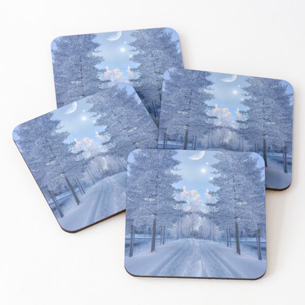 Item preview, The snowy path to the moon. designed and sold by Karine Dupras.