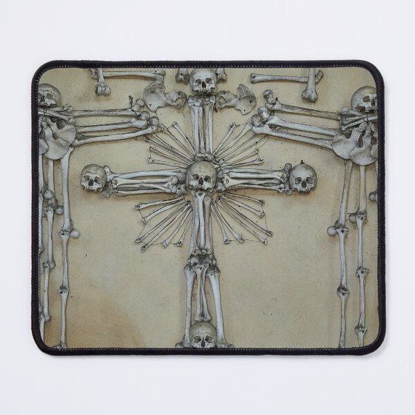 Item preview, Sedlec Ossuary Entrance Photo Art, Skull Bone Church designed and sold by Sedlec Ossuary Project.