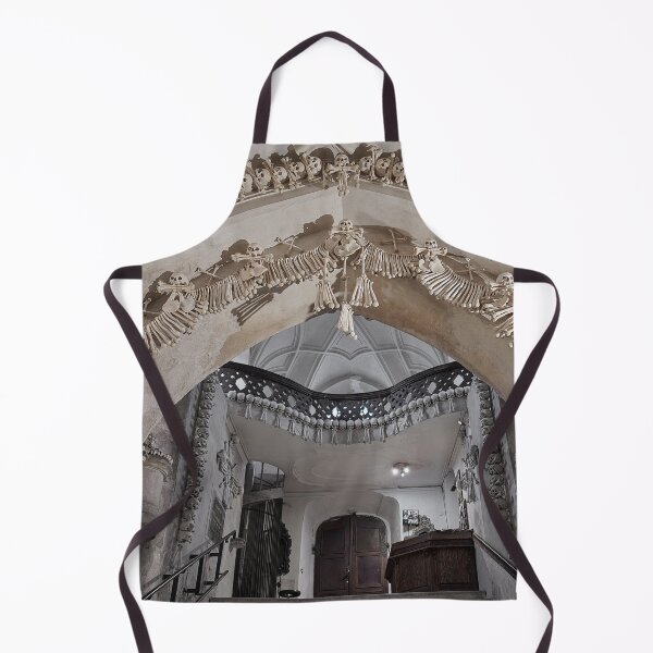 Item preview, Sedlec Ossuary Entrance Photo Art, Skull Bone Church designed and sold by Sedlec Ossuary Project.