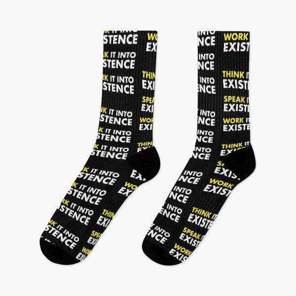 Item preview, Think Speak Work It Into Existence Motivation Goal designed and sold by SuperFreshArt.