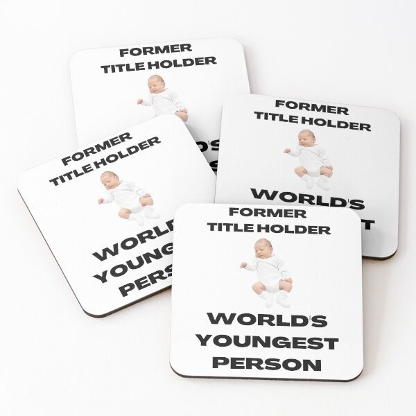 Item preview, Former Title Holder World's Youngest Person designed and sold by Javamba.
