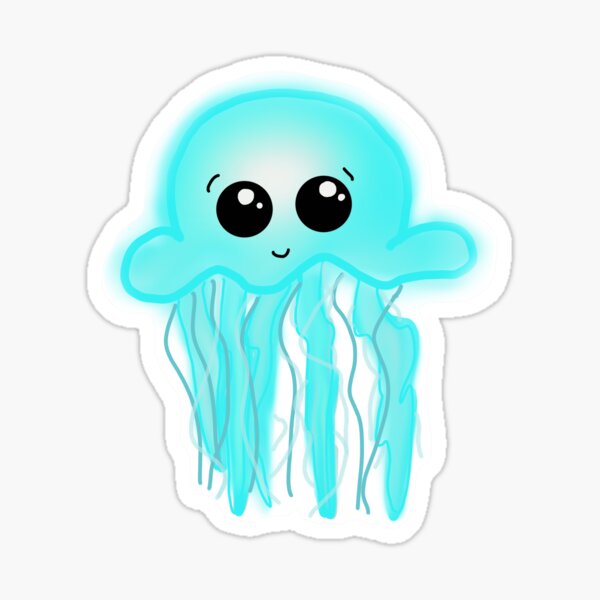 Lil Blue Jellysquish Sticker