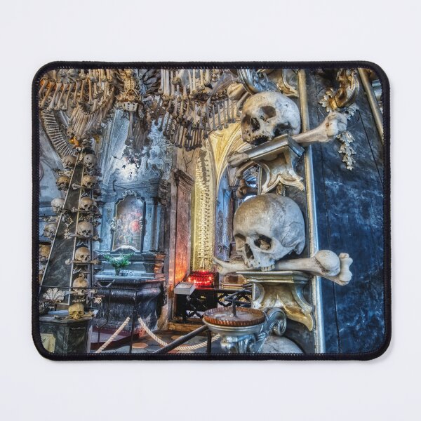 Item preview, Sedlec Ossuary Column Photo Art, Skull Bone Church designed and sold by Sedlec Ossuary Project.