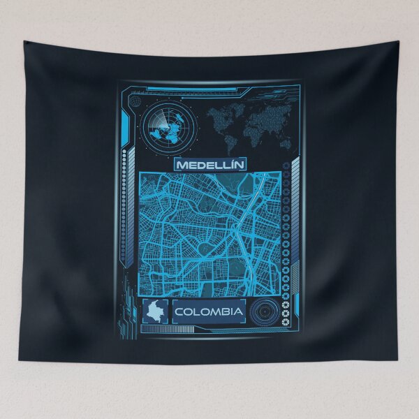 Item preview, MEDELLIN MAP COLOMBIA designed and sold by hatimelhag.