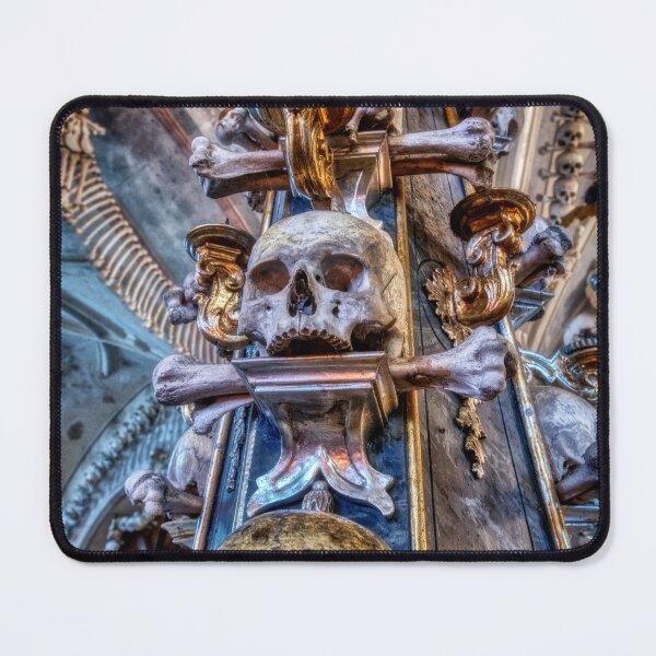 Item preview, Sedlec Ossuary Column Photo Art, Skull Bone Church designed and sold by Sedlec Ossuary Project.