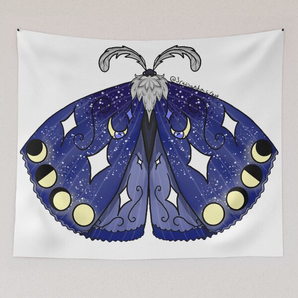 Item preview, Midnight Moth designed and sold by 3ratsandacrow.