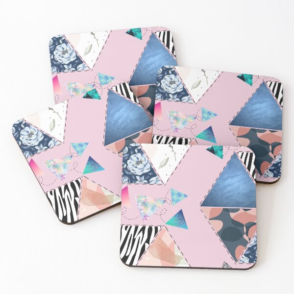 Item preview, Fun Happy Colorful Quilted Pattern - Abstract Geometric Pattern designed and sold by Reelippy.