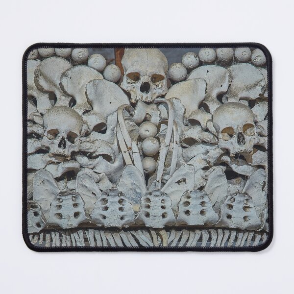 Item preview, Sedlec Ossuary Coat of Arms Photo Art, Skull Bone Church designed and sold by Sedlec Ossuary Project.