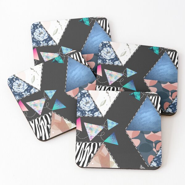 Item preview, Fun Happy Colorful Quilted Pattern - Abstract Geometric Pattern designed and sold by Reelippy.