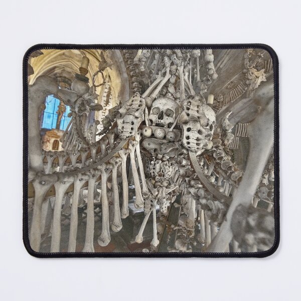 Item preview, Sedlec Ossuary Chandelier Photo Art, Skull Bone Church designed and sold by Sedlec Ossuary Project.