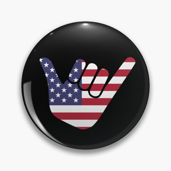 Artikelvorschau, American Shaka für alle Amerikaner und Amerika-Liebhaber entworfen und verkauft von Twix ⭐⭐⭐⭐⭐.