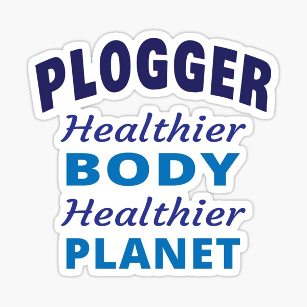 Item preview, Plogger healthier body healthier planet  designed and sold by koshodesign.