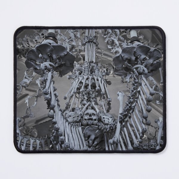 Item preview, Sedlec Ossuary Chandelier Photo Art, Skull Bone Church designed and sold by Sedlec Ossuary Project.
