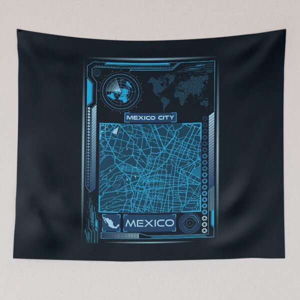 Item preview, MEXICO CITY MAP MEXICO designed and sold by hatimelhag.