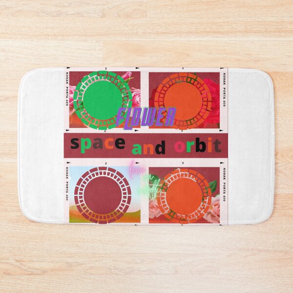 Item preview, Space ,earth filled with flowers and love this orbit . designed and sold by mapacs100.