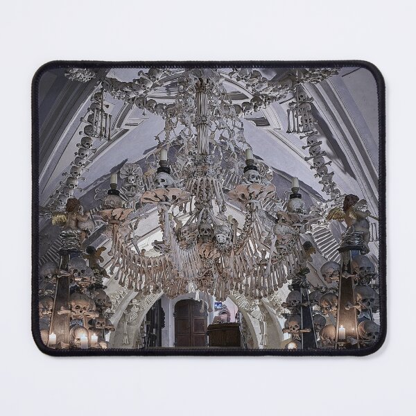 Item preview, Sedlec Ossuary Interior Photo Art, Skull Bone Church designed and sold by Sedlec Ossuary Project.