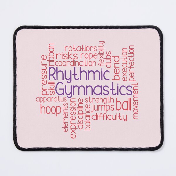 Item preview, Rhythmic Gymnastics - Word Cloud designed and sold by Eye on the Blueline.