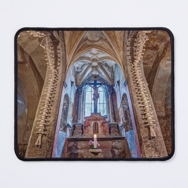 Item preview, Sedlec Ossuary Altar Photo Art, Skull Bone Church designed and sold by Sedlec Ossuary Project.
