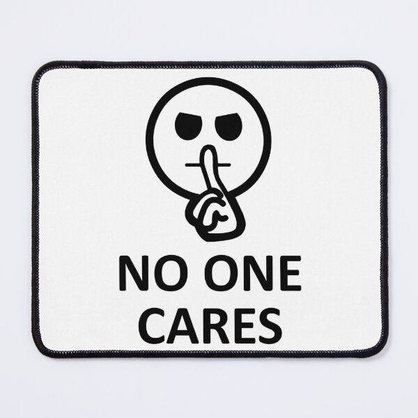 Item preview, No One Cares black designed and sold by GuwdTCo.