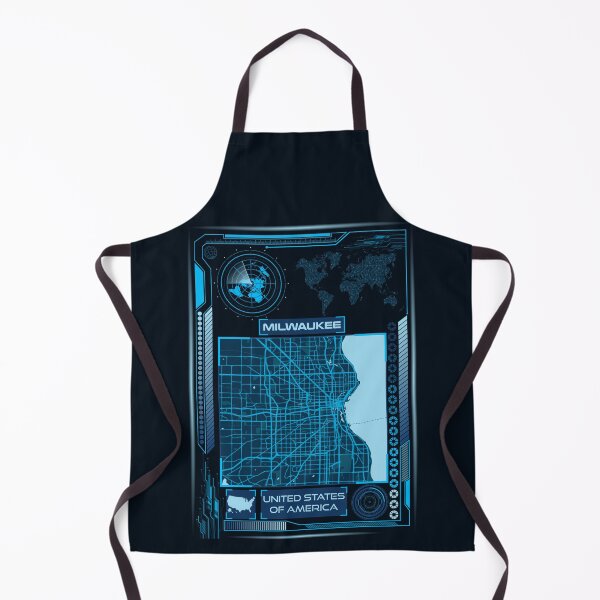 Item preview, MAPA DE MILWAUKEE EE. UU. designed and sold by hatimelhag.