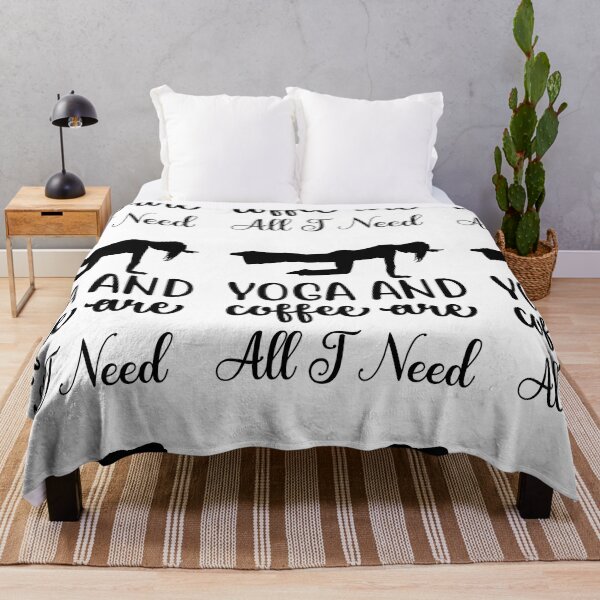 Item preview, Yoga and coffee are all I need designed and sold by omaeth303.